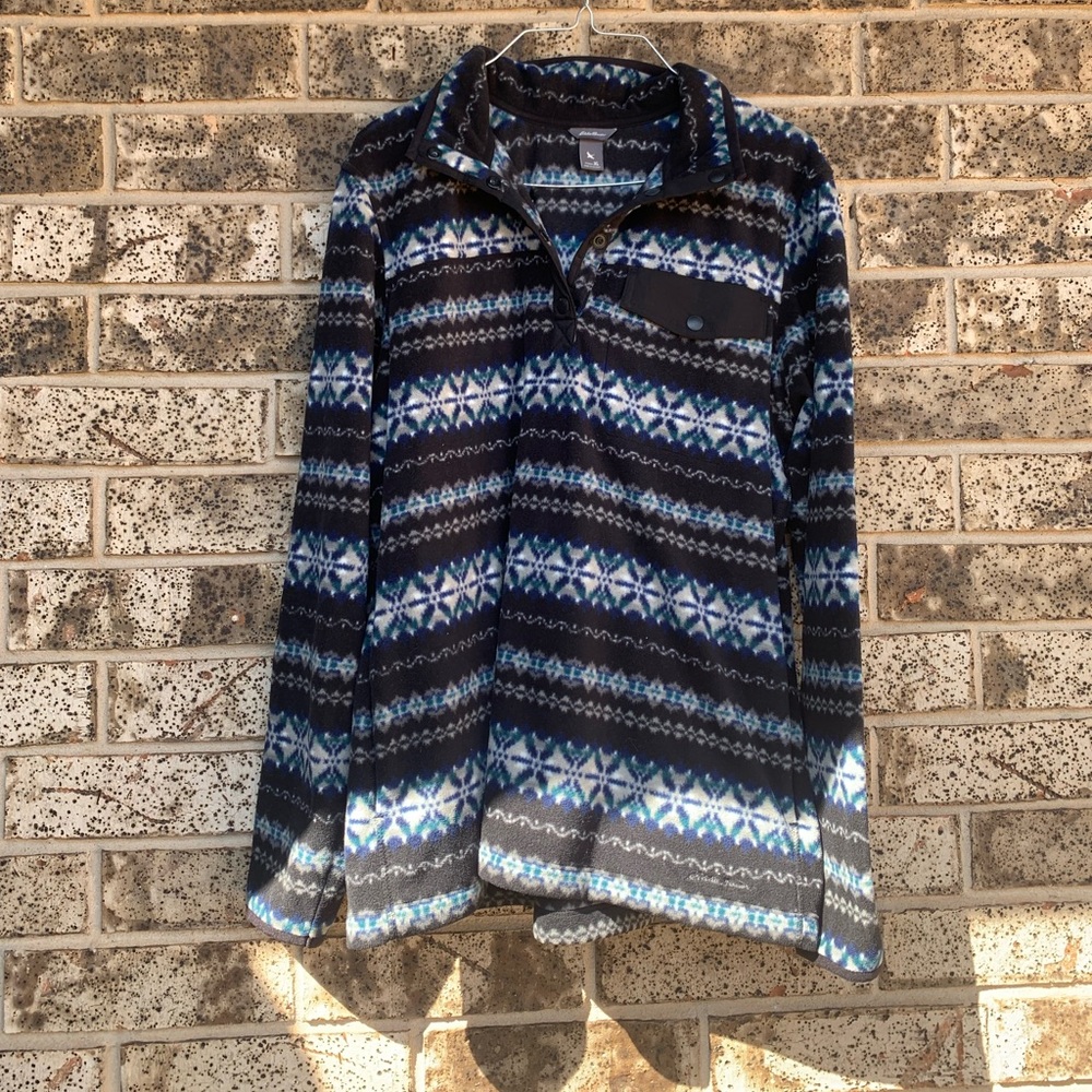 Eddie Bauer fleece pull over